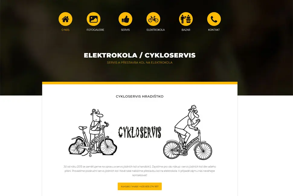 Cykloservis - elektrokola, servis